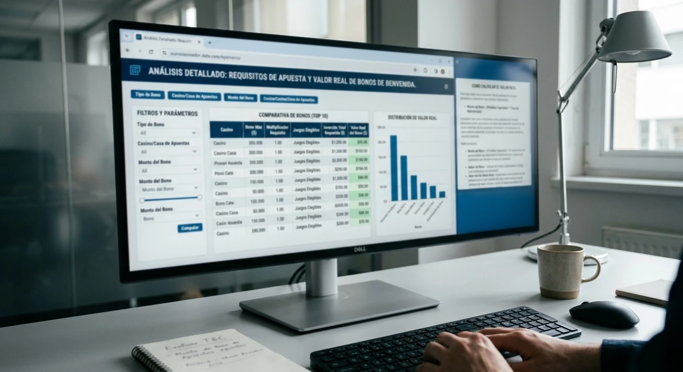 Análisis detallado de requisitos de apuesta y valor real de bonos de bienvenida