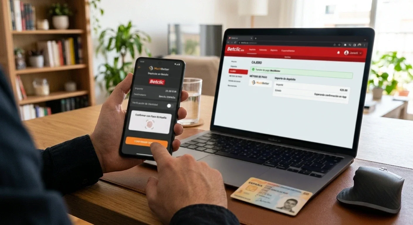 Proceso de depósito mediante app MuchBetter en casa de apuestas online con verificación incluida