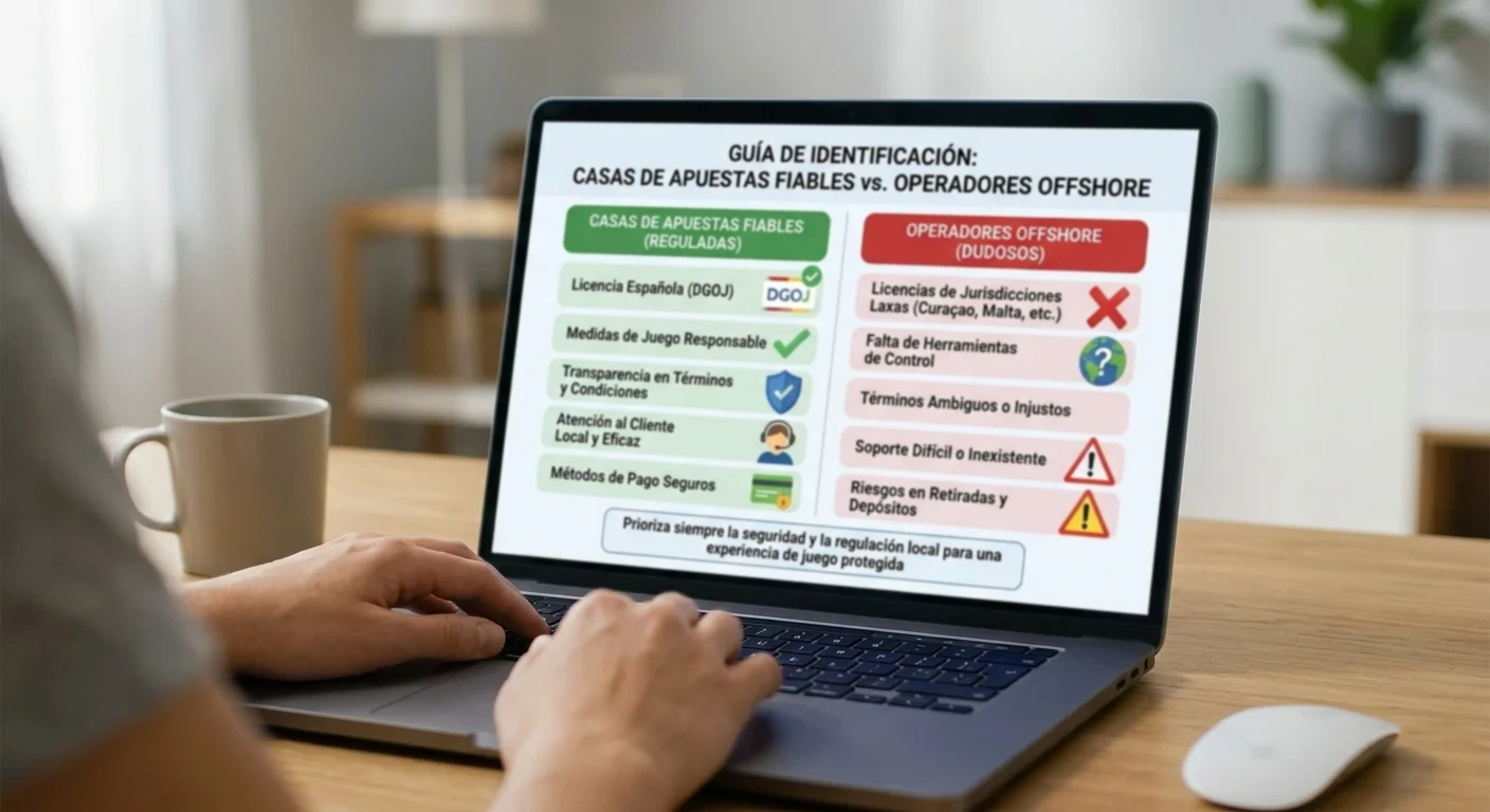 Criterios para identificar casas de apuestas fiables frente a operadores offshore dudosos