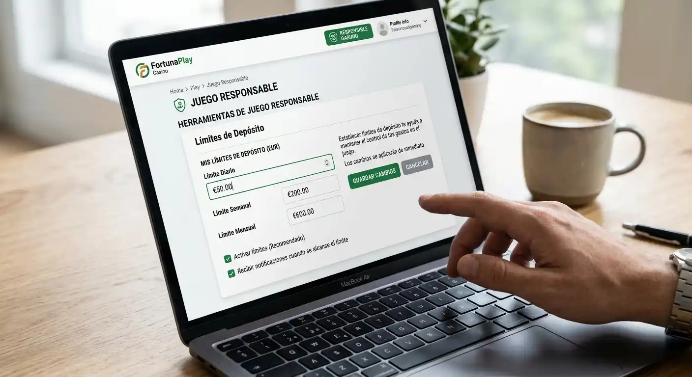 Herramientas de juego responsable y límites de depósito