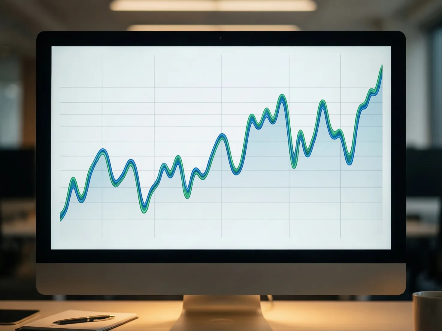 Gráfico mostrando la evolución de cuotas a lo largo de una temporada