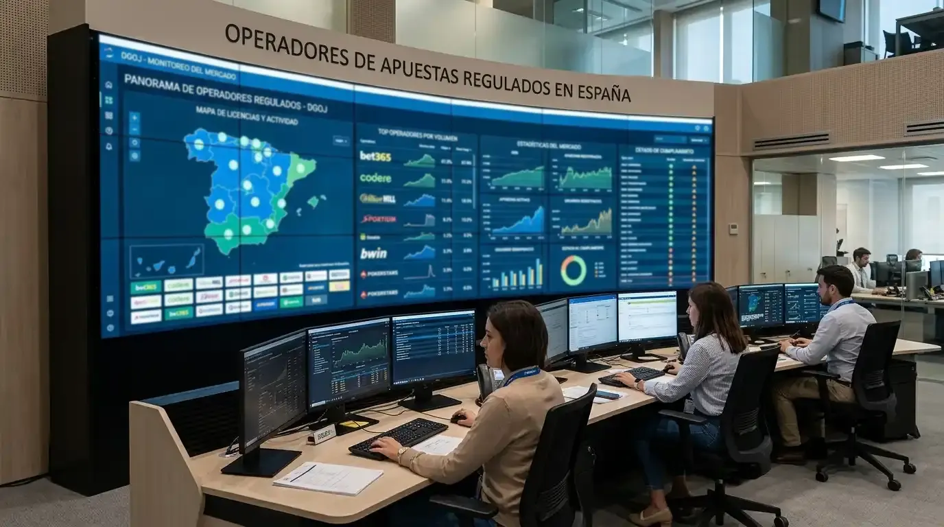Panorama de operadores de apuestas regulados en España