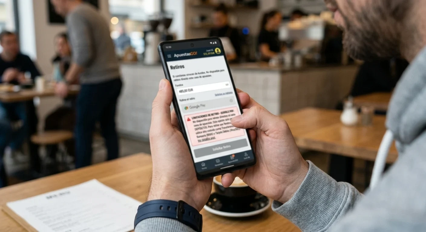 Limitaciones técnicas y operativas de Google Pay para retiros en casas de apuestas