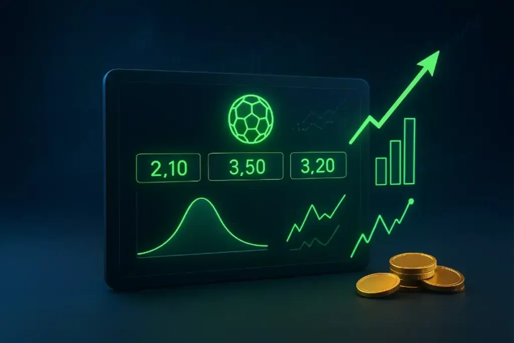 Análisis de value betting en apuestas futuras con dashboard de cuotas y gráficos de probabilidad